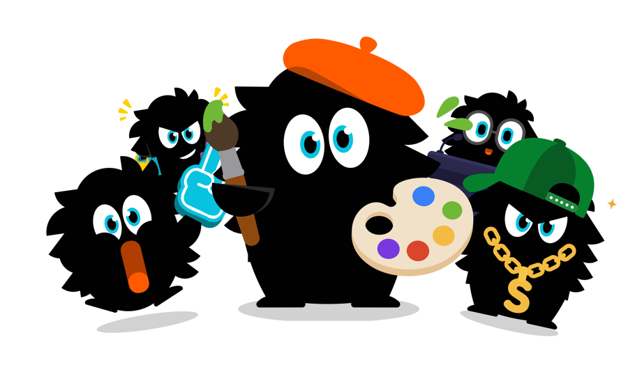 Shadow mascots