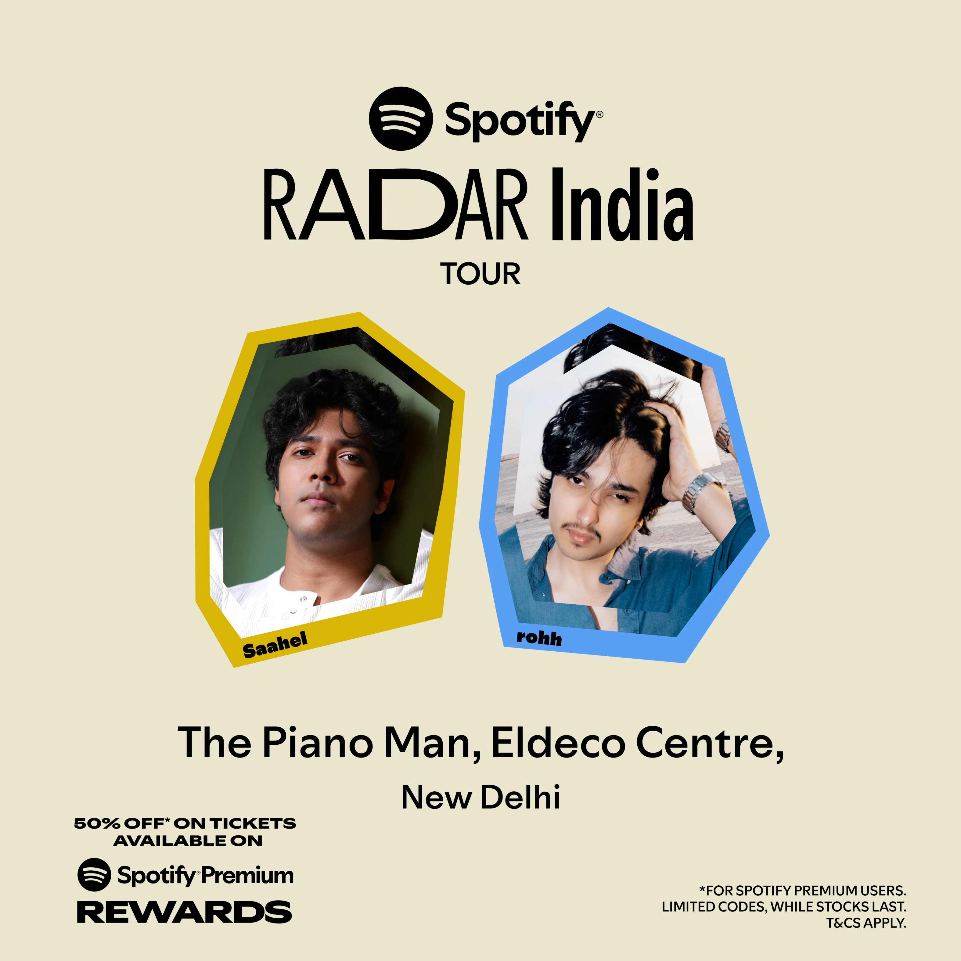 Spotify RADAR India Tour: Saahel, rohh