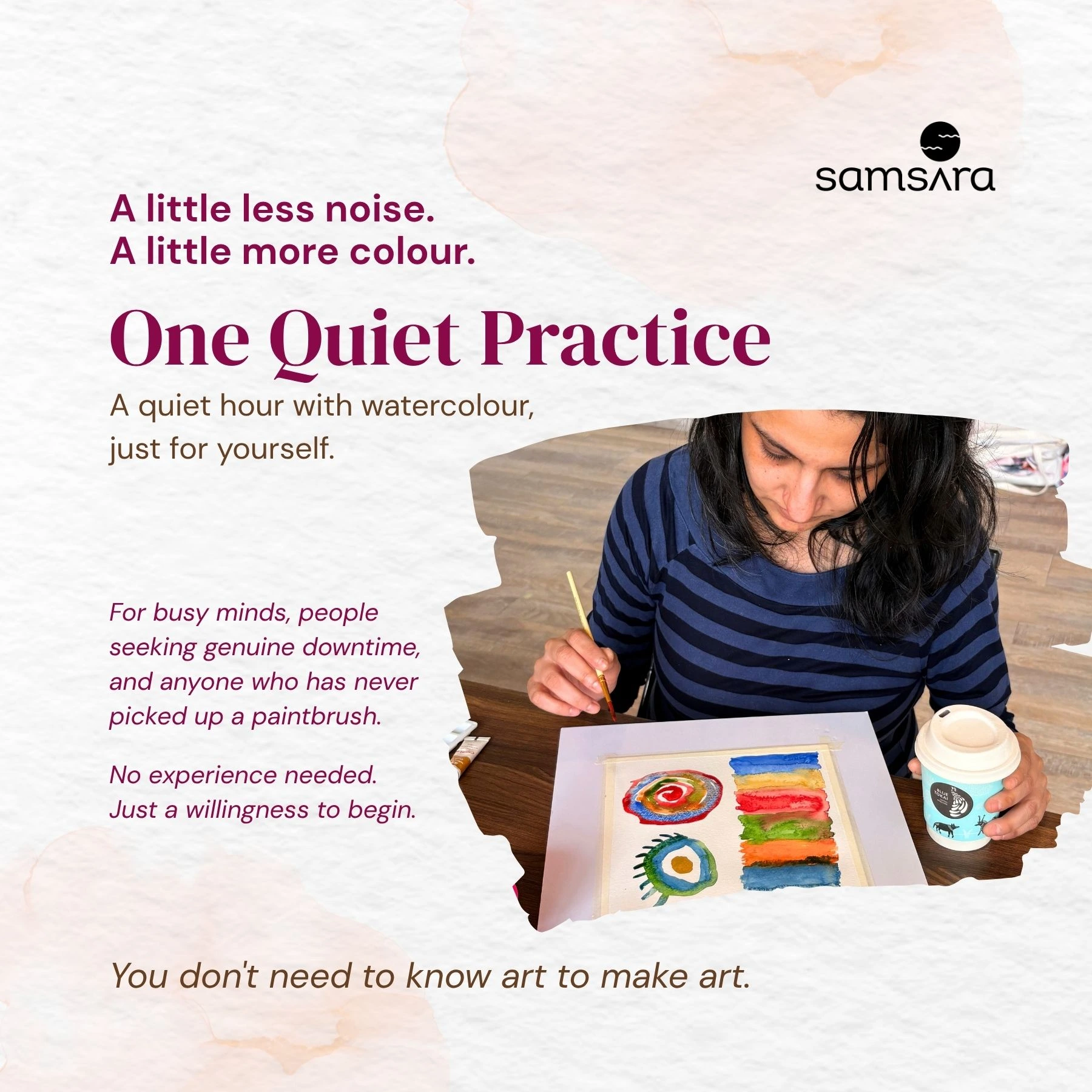 One Quiet Practice, A Watercolour Art Experience
